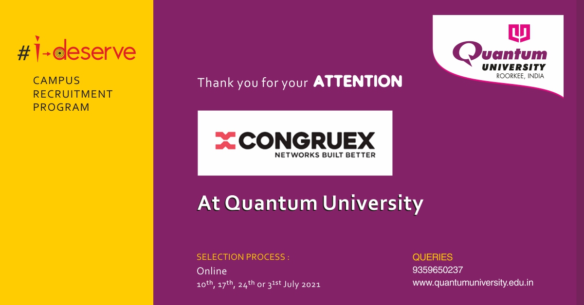 Placements at Quantum University