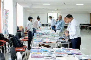 Quantum University Library Organizes Book Exhibition Featuring Leading National and International Publishers