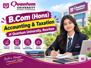 quantum university accounting poster