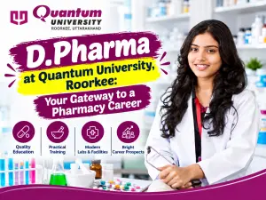 d pharma at quantum university