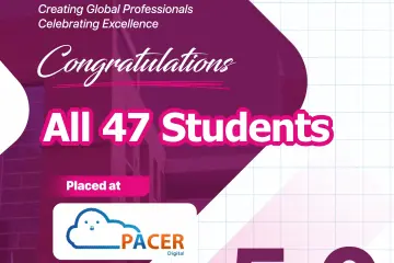 pacer digital placement 47 students