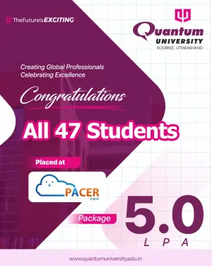 pacer digital placement 47 students