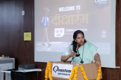 Quantum University Welcomes New Students with Deeksharambh 2026 Day 1
