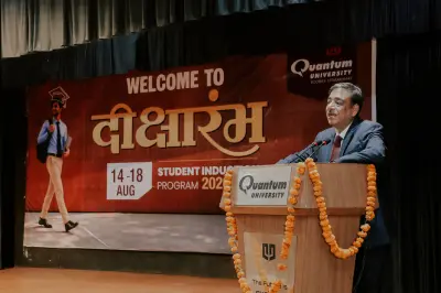 Quantum University Begins Deeksharambh 2026 with Inspiring Student Induction Programme