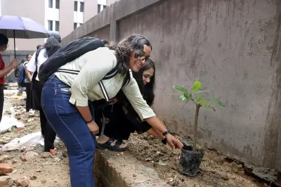Quantum University Celebrates Harela with Mega Plantation Drive, Promoting Environmental Sustainability