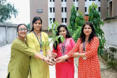 Quantum University Celebrates Harela with Mega Plantation Drive, Promoting Environmental Sustainability