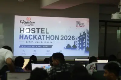 Quantum University Hosts Hostel Hackathon 2026 to Foster Innovation Among First Year Students