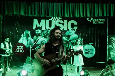 Quantum University Hosts Vibrant Musical Band Performance for First Year Students