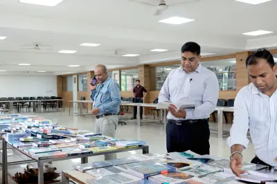 Quantum University Library Organizes Book Exhibition Featuring Leading National and International Publishers