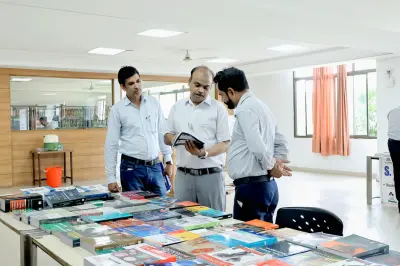 Quantum University Library Organizes Book Exhibition Featuring Leading National and International Publishers