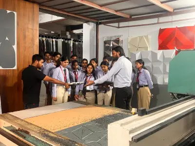 BBA Students of Quantum University Gain Industry Exposure Through Industrial Visit to Alex Panels