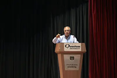 Quantum University Organizes Expert Talk on Industry Academia Relationship and Entrepreneurship