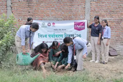 Quantum University Celebrates World Environment Day with Awareness March and Plantation Drive