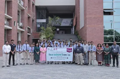 Quantum University Celebrates World Environment Day with Awareness March and Plantation Drive