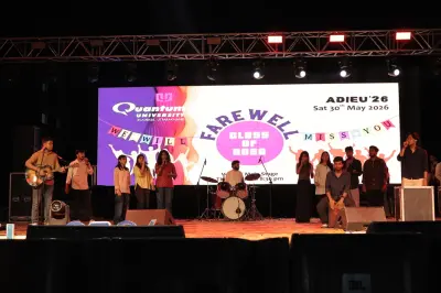 Quantum University Bids a Memorable Farewell to the Graduating Class of 2026 at Adieu’26