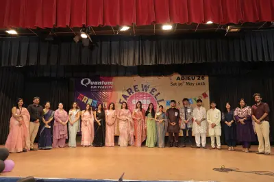 Quantum University Bids a Memorable Farewell to the Graduating Class of 2026 at Adieu’26