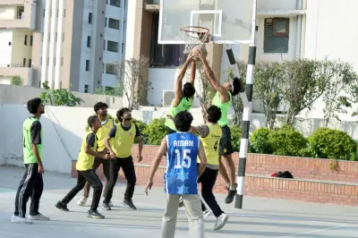 Quantum University Organizes Inter House Qualympics Basketball Tournament 2025 26