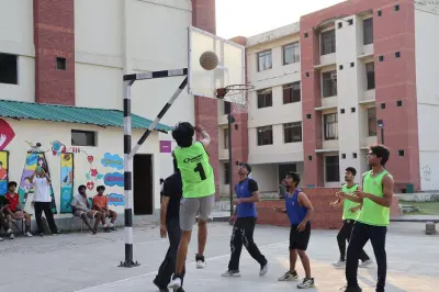Quantum University Organizes Inter House Qualympics Basketball Tournament 2025 26
