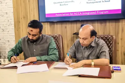 Quantum University Signs MoU with MyLogic Business Management School to Launch ACCA Integrated B.Com (Hons.) Program