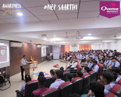 Quantum University Organizes Awareness Session on NEP 2020 under NEP SAARTHI Initiative