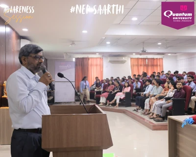 Quantum University Organizes Awareness Session on NEP 2020 under NEP SAARTHI Initiative