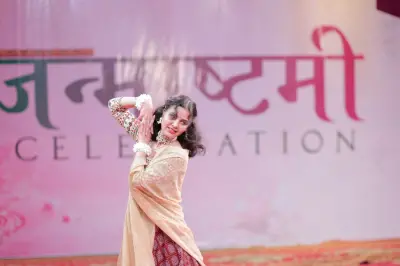 Quantum University Celebrates Janmashtami with Devotional Performances, Matki Phod and Bhajan Session