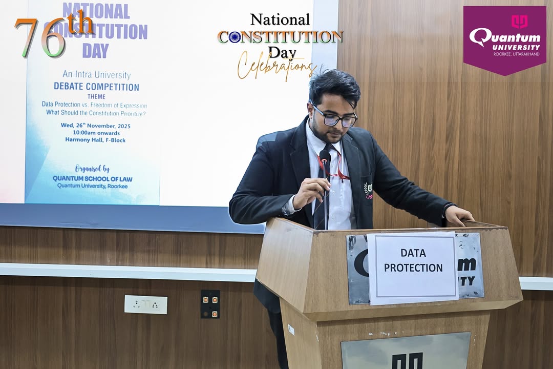 Department of Law Marks Constitution Day with Intra University Debate Competition