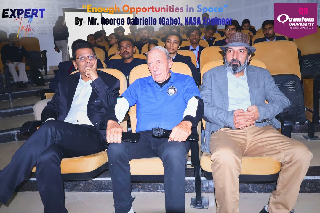 Expert Talk on “Enough Opportunities in Space” by Mr. George Gabrielle, NASA Engineer
