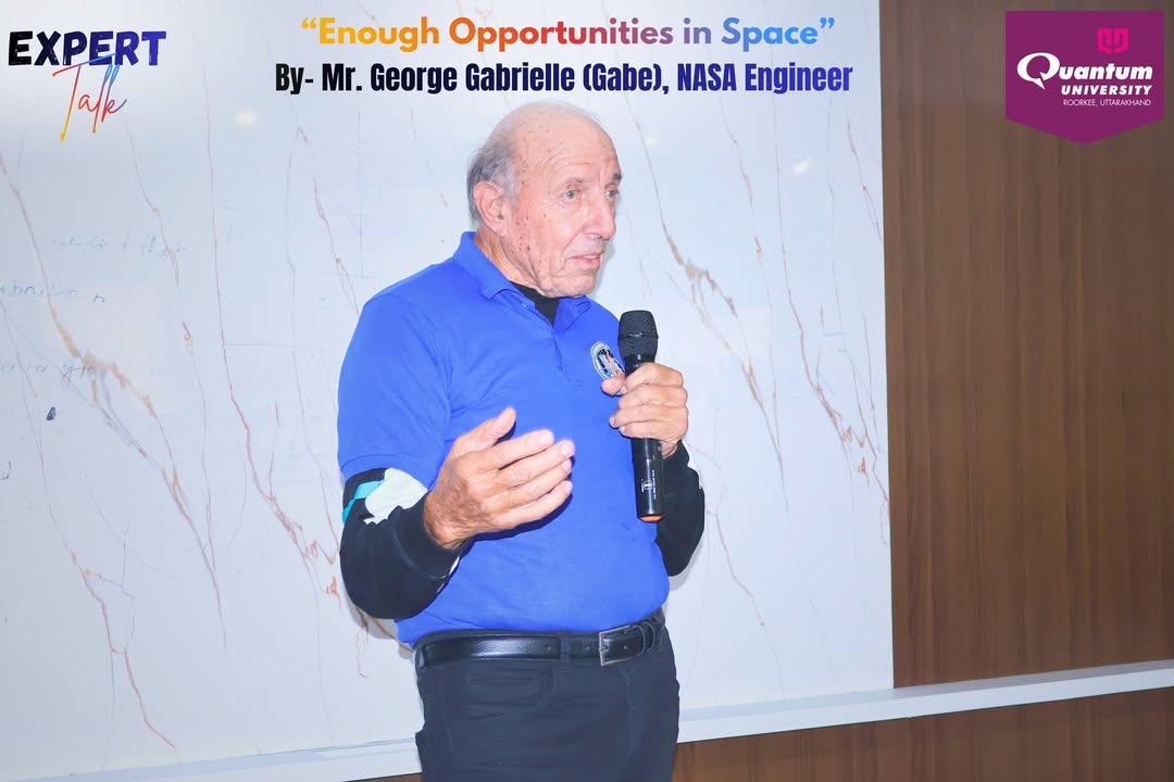Expert Talk on “Enough Opportunities in Space” by Mr. George Gabrielle, NASA Engineer