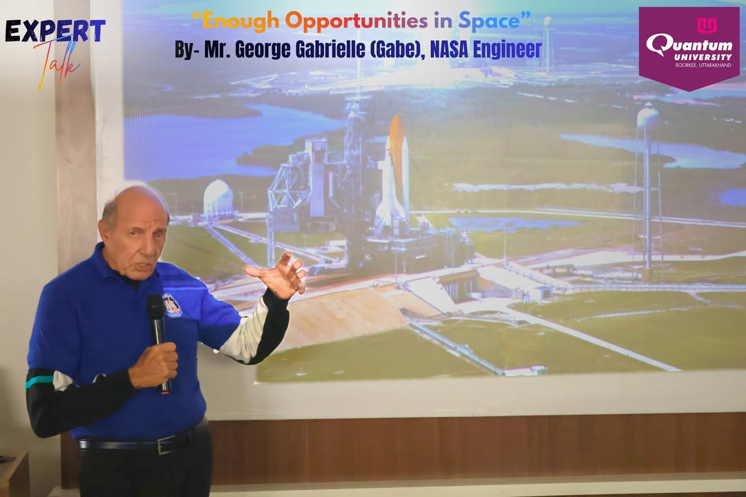 Expert Talk on “Enough Opportunities in Space” by Mr. George Gabrielle, NASA Engineer