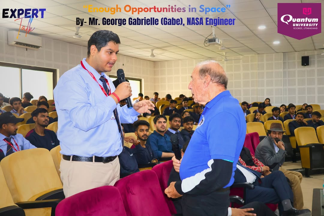 Expert Talk on “Enough Opportunities in Space” by Mr. George Gabrielle, NASA Engineer