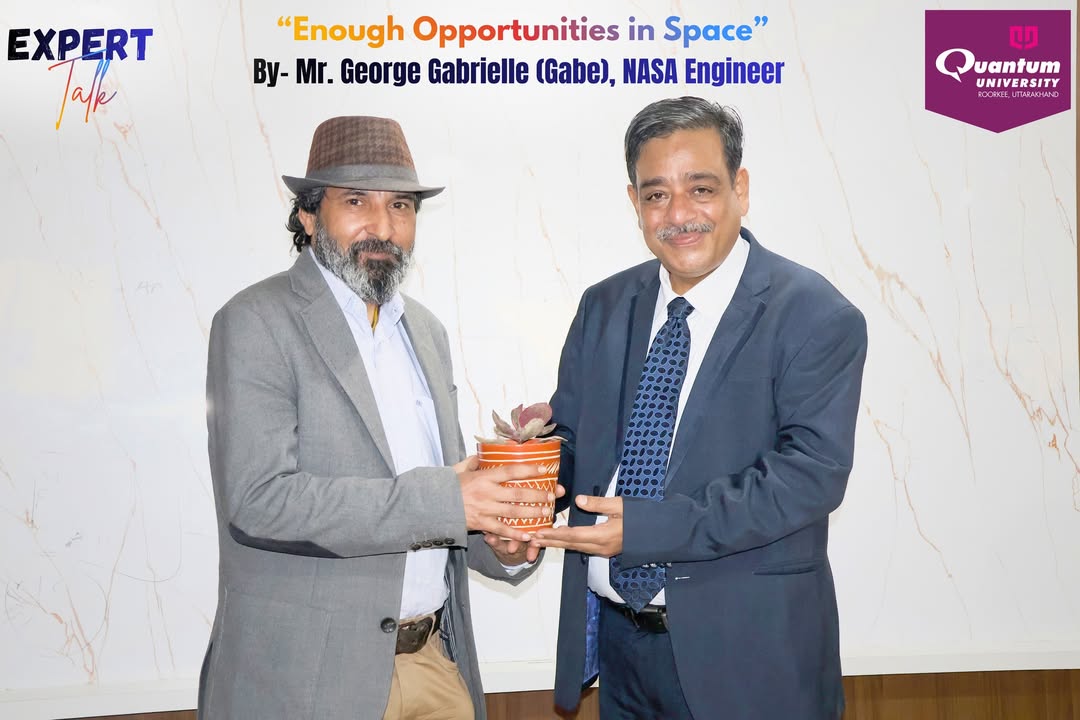 Expert Talk on “Enough Opportunities in Space” by Mr. George Gabrielle, NASA Engineer