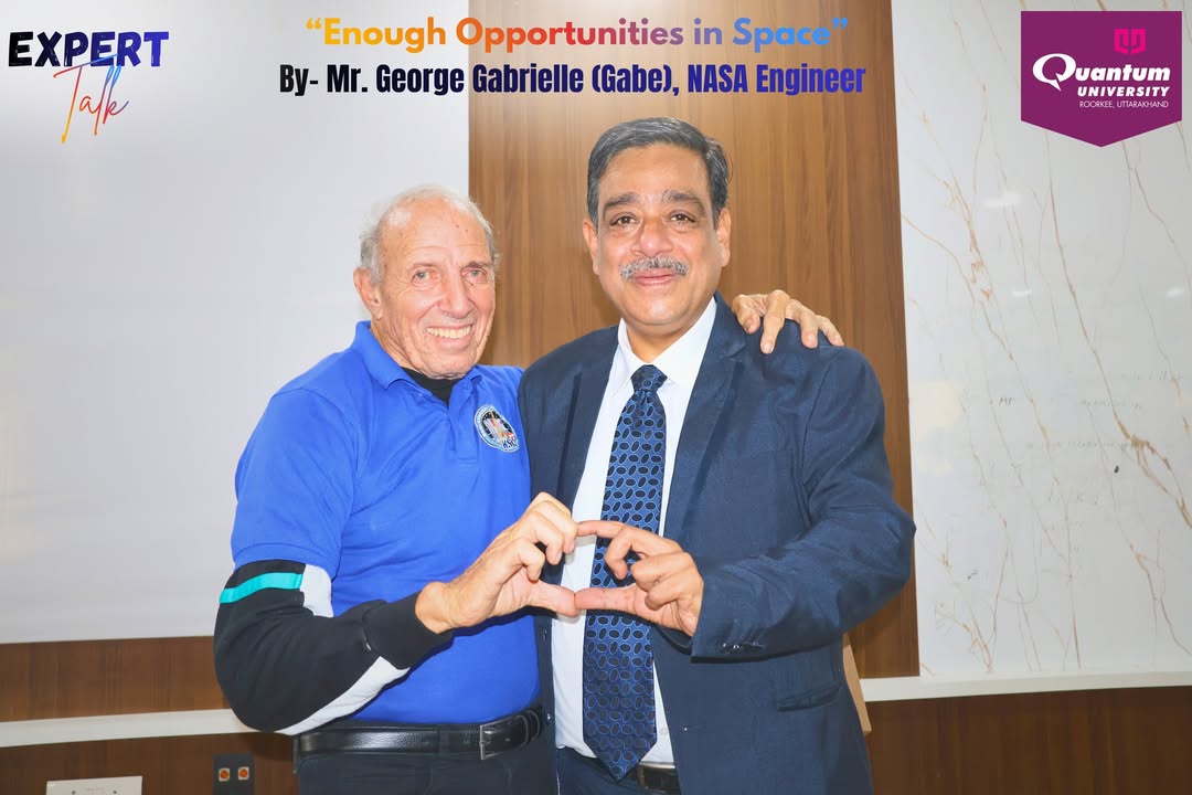 Expert Talk on “Enough Opportunities in Space” by Mr. George Gabrielle, NASA Engineer