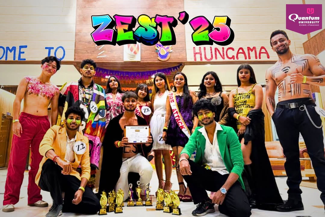 Quantum University Shines at ZEST 2025 Fashion Show