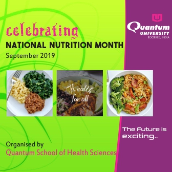 Nutrition Month at Quantum University