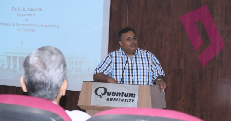 Prof. B. K. Kaushik, IIT Roorkee Delivered A Guest Lecture On Micro To ...