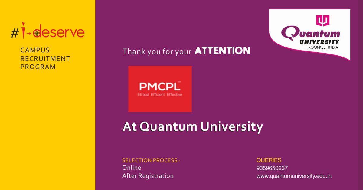 Placements at Quantum University