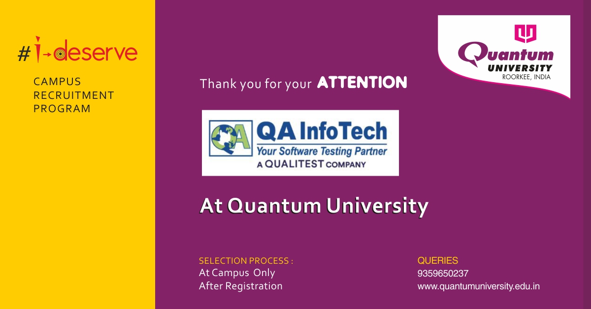 Placements at Quantum University