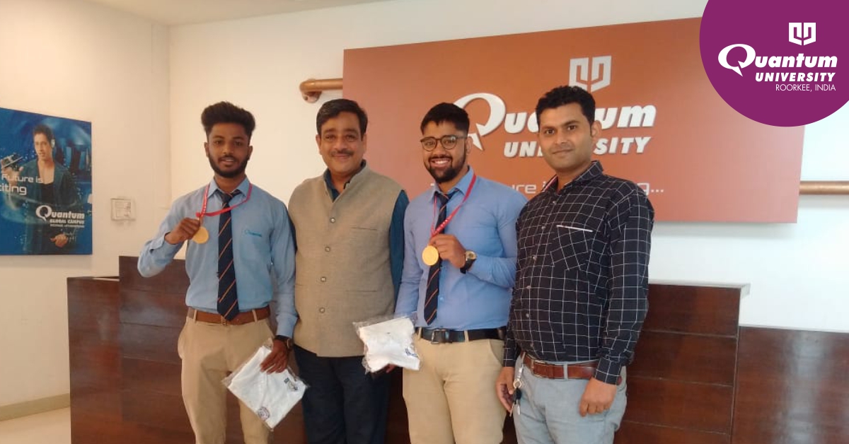 Students of Quantum University won two gold medals at 4th National Students Games- 2021