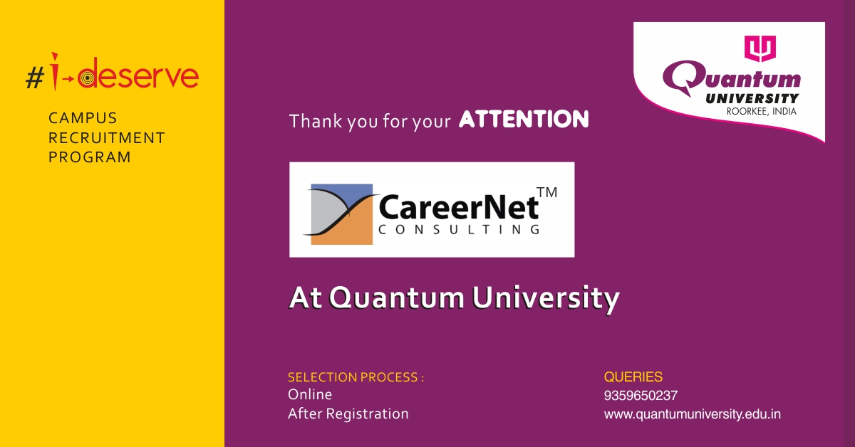 Placement drive of CareerNet