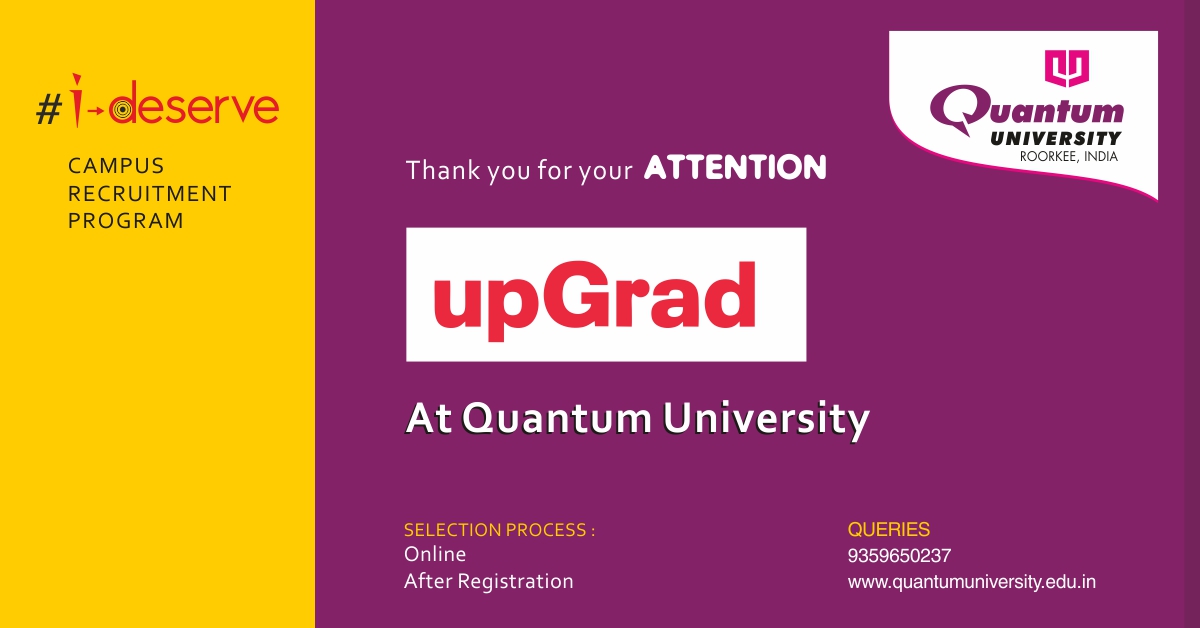 Placement Drive of UpGrad